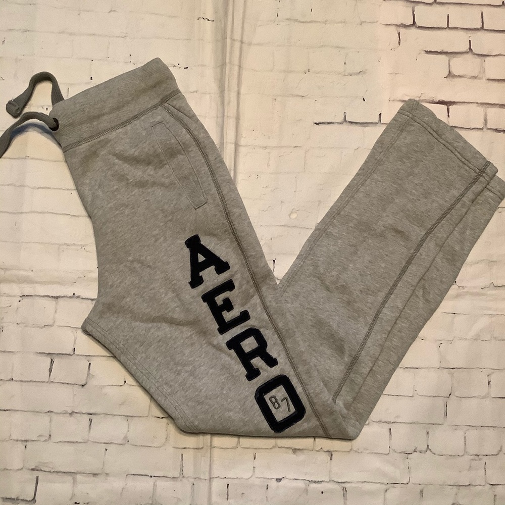 Aeropostale jogging pants xs gray lounge pants GUC